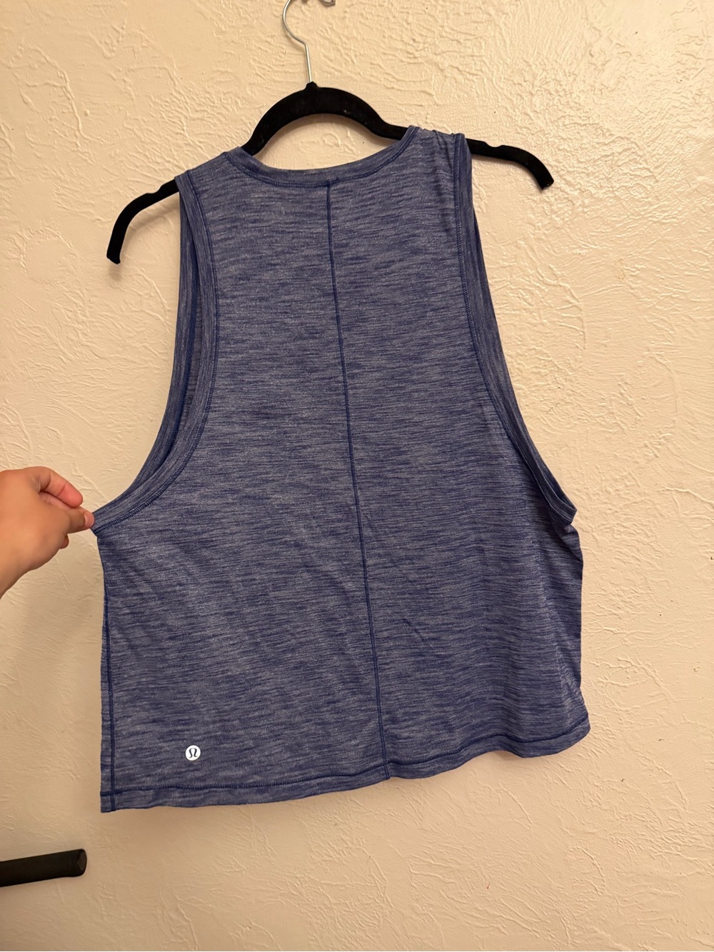 lululemon athletica Heathered Navy Blue Performance Tank - Women's - Picture 2 of 7